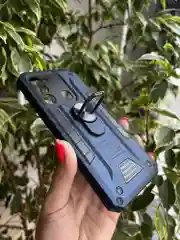 Темно-синий чехол противоударный military для Tecno Spark 8C и Spark GO 2022/Техно 8С и Спарк ГО 2022