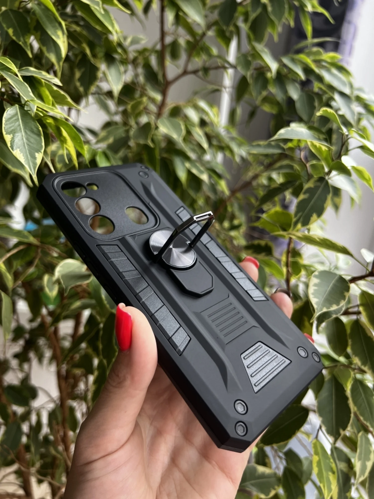 Черный чехол противоударный military для Tecno Spark 8C и Spark GO 2022/Техно 8С и Спарк ГО 2022