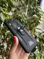 Черный чехол противоударный military для Tecno Spark 8C и Spark GO 2022/Техно 8С и Спарк ГО 2022