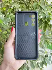 Фуксия чехол противоударный military для Tecno Spark 8C и Spark GO 2022/Техно 8С и Спарк ГО 2022