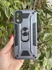Серый чехол противоударный military для Tecno Spark 8P / Техно Спарк 8Р