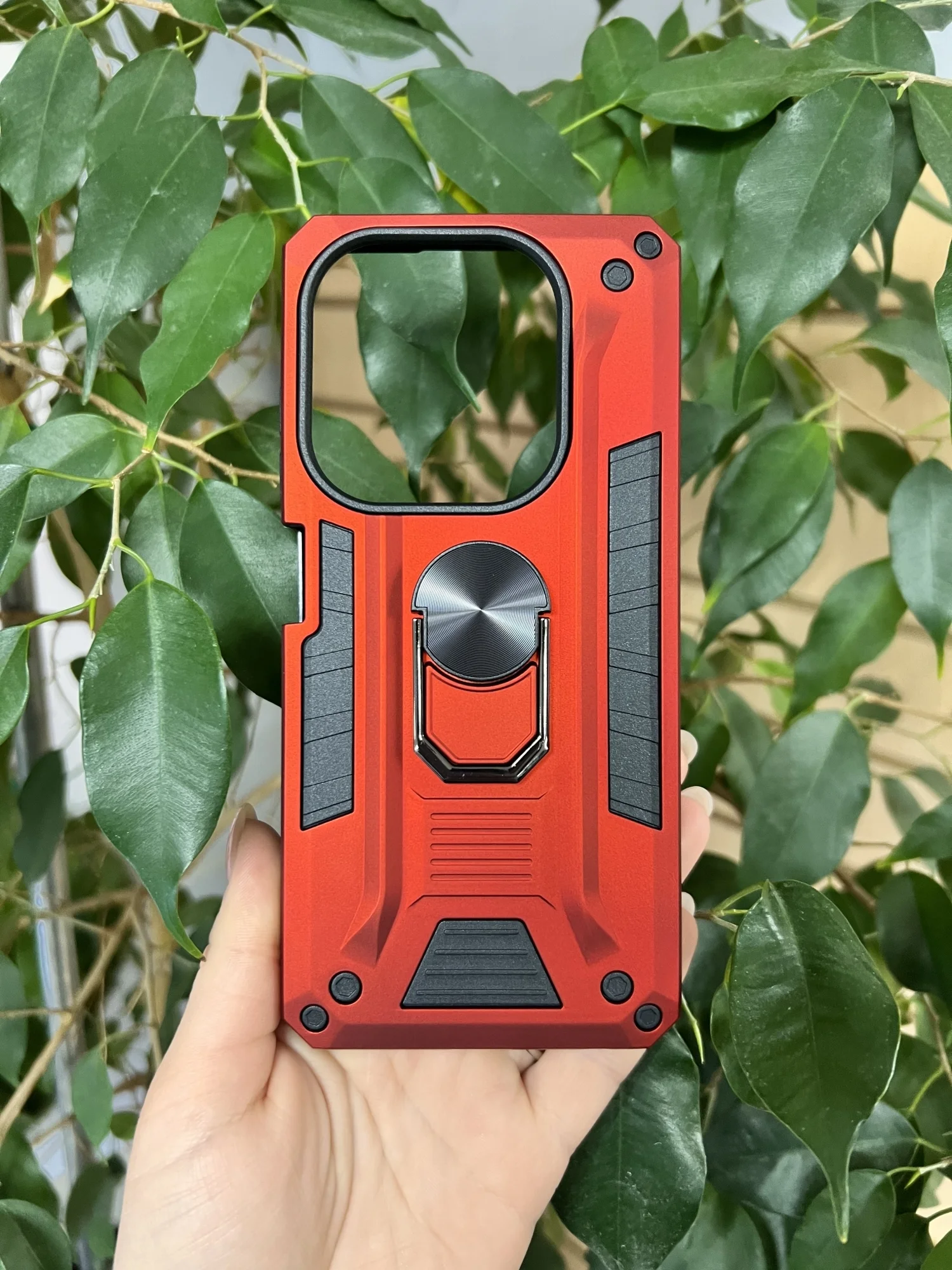 Красный чехол противоударный military для Tecno Spark GO 2024 и Spark 20 и Spark 20C и Pop 8