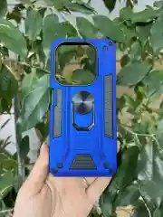 Синий чехол противоударный military для Tecno Spark GO 2024 и Spark 20 и Spark 20C и Pop 8
