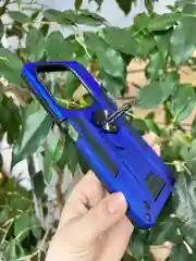 Синий чехол противоударный military для Tecno Spark GO 2024 и Spark 20 и Spark 20C и Pop 8