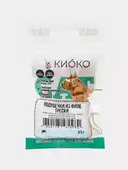 Лакомство для кошек Киоко Подушечки из филе трески, 25 г