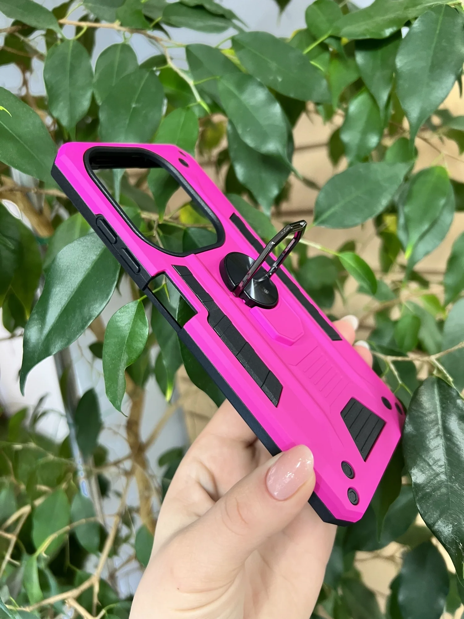 Фуксия чехол противоударный military для Tecno Spark GO 2024 и Spark 20 и Spark 20C и Pop 8