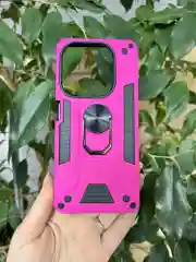 Фуксия чехол противоударный military для Tecno Spark GO 2024 и Spark 20 и Spark 20C и Pop 8