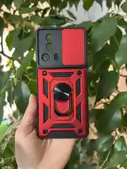 Красный чехол противоударный armors для Xiaomi 13 Lite / Сяоми 13 Лайт с защитой камеры