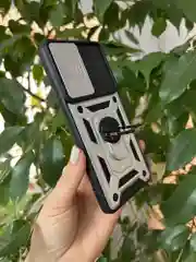 Серебряный чехол противоударный armors для Xiaomi 13 Lite / Сяоми 13 Лайт с защитой камеры
