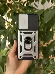 Серебряный чехол противоударный armors для Xiaomi 13 Lite / Сяоми 13 Лайт с защитой камеры