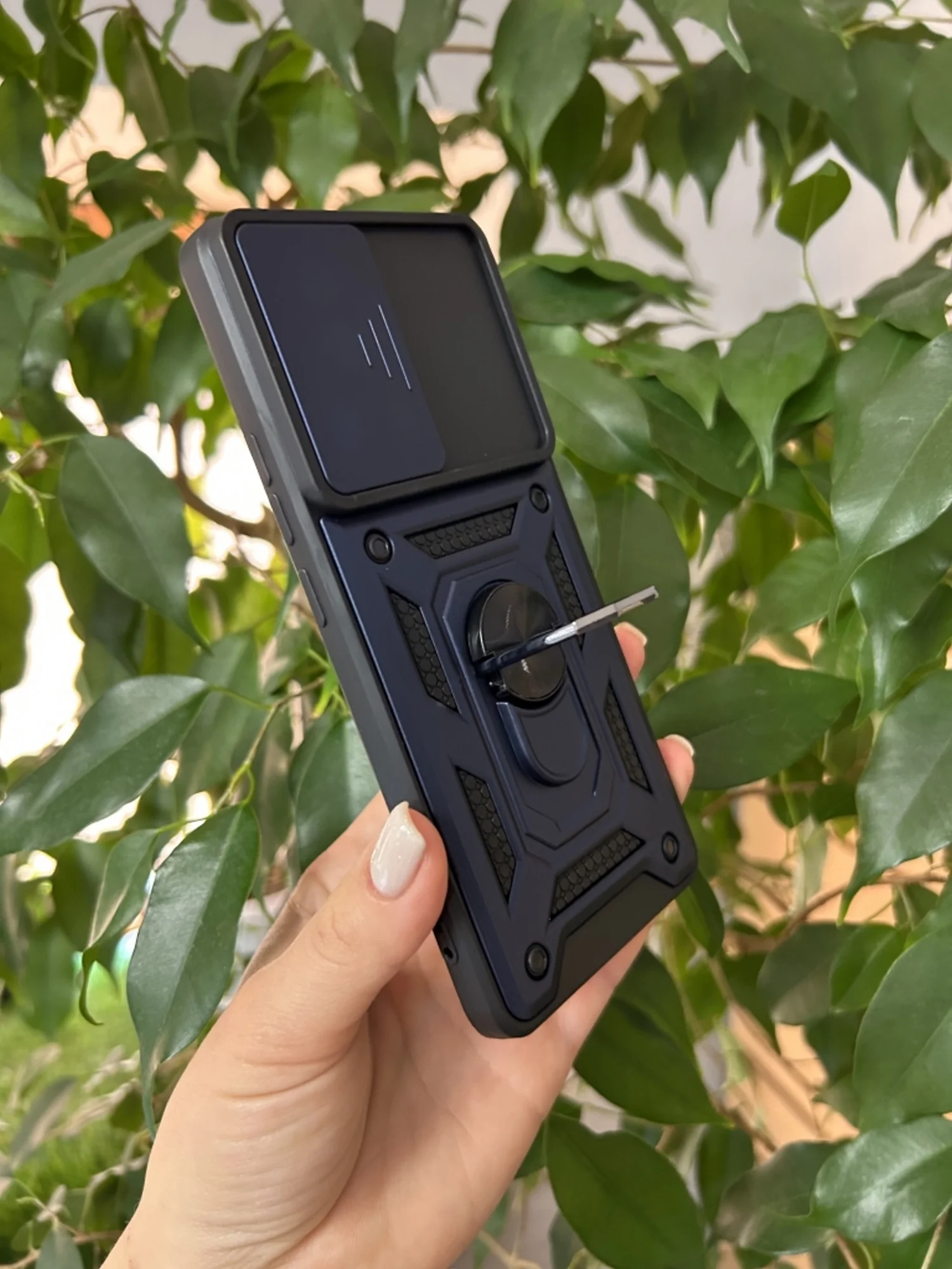 Темно-синий чехол противоударный armors для Xiaomi 13 Lite / Сяоми 13 Лайт с защитой камеры