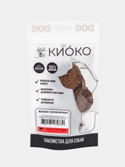Лакомство для собак Киоко Медальоны, с яблоком и морковью, 50 г