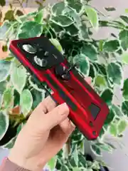 Красный чехол противоударный military для Tecno Pova 6 и Tecno Pova 6 Pro