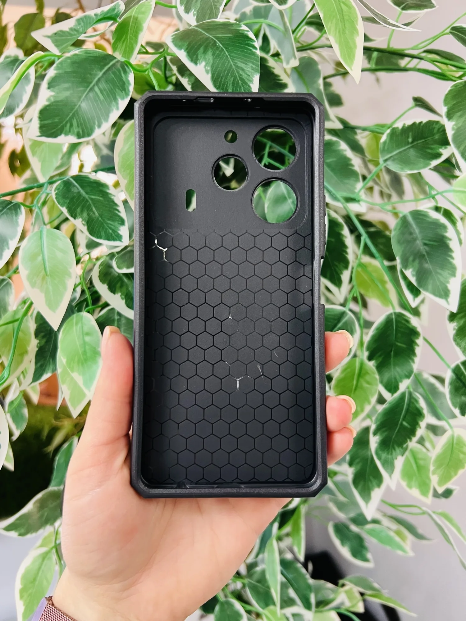 Синий чехол противоударный military для Tecno Pova 6 и Tecno Pova 6 Pro