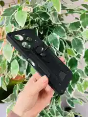 Черный чехол противоударный military для Tecno Pova 6 и Tecno Pova 6 Pro