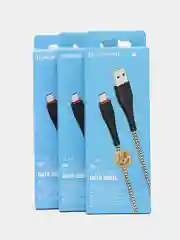 Черный кабель для зарядки Borofone BX25 MicroUSB 1М 2.4А