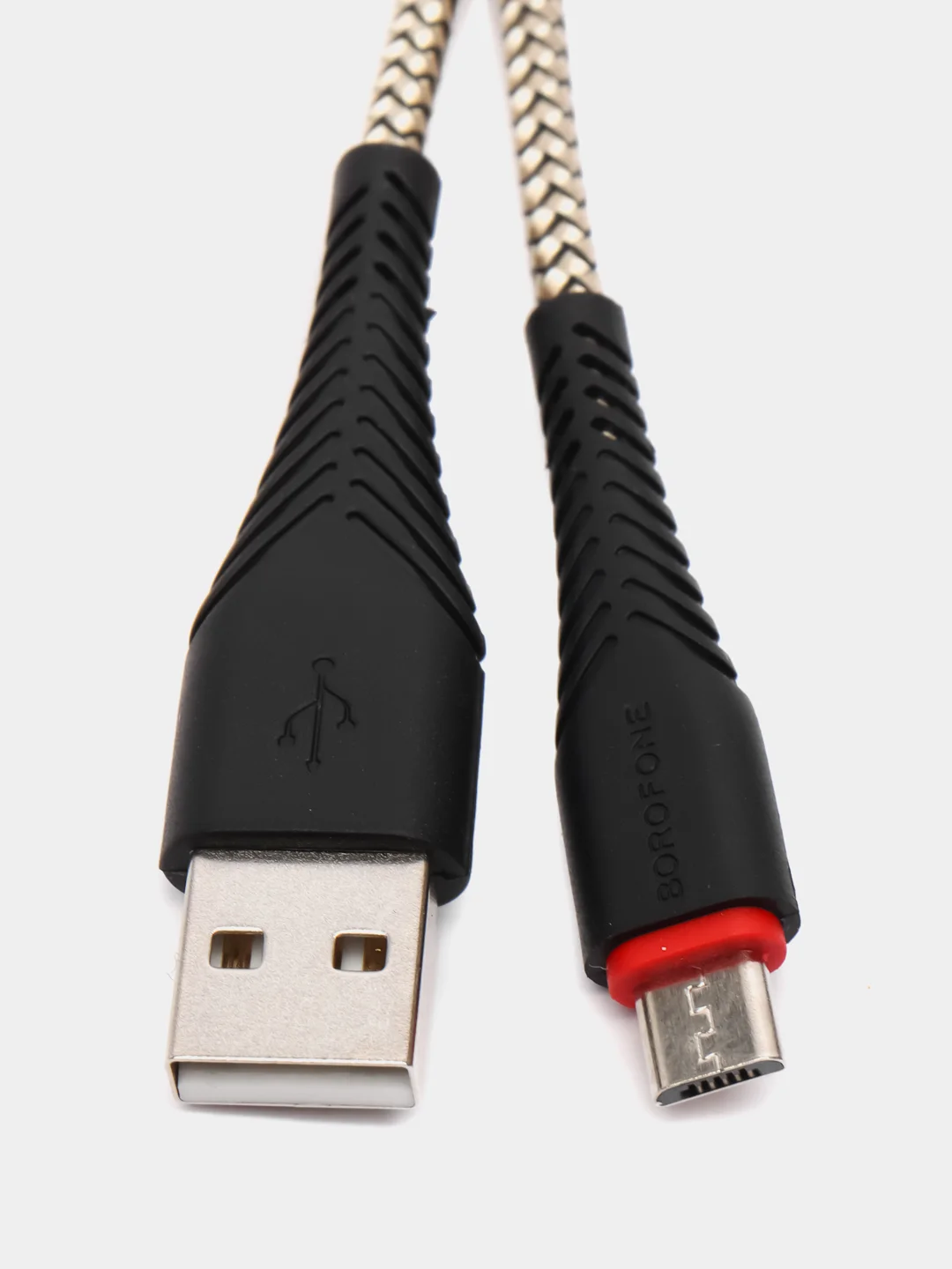 Черный кабель для зарядки Borofone BX25 MicroUSB 1М 2.4А