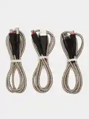 Черный кабель для зарядки Borofone BX25 MicroUSB 1М 2.4А