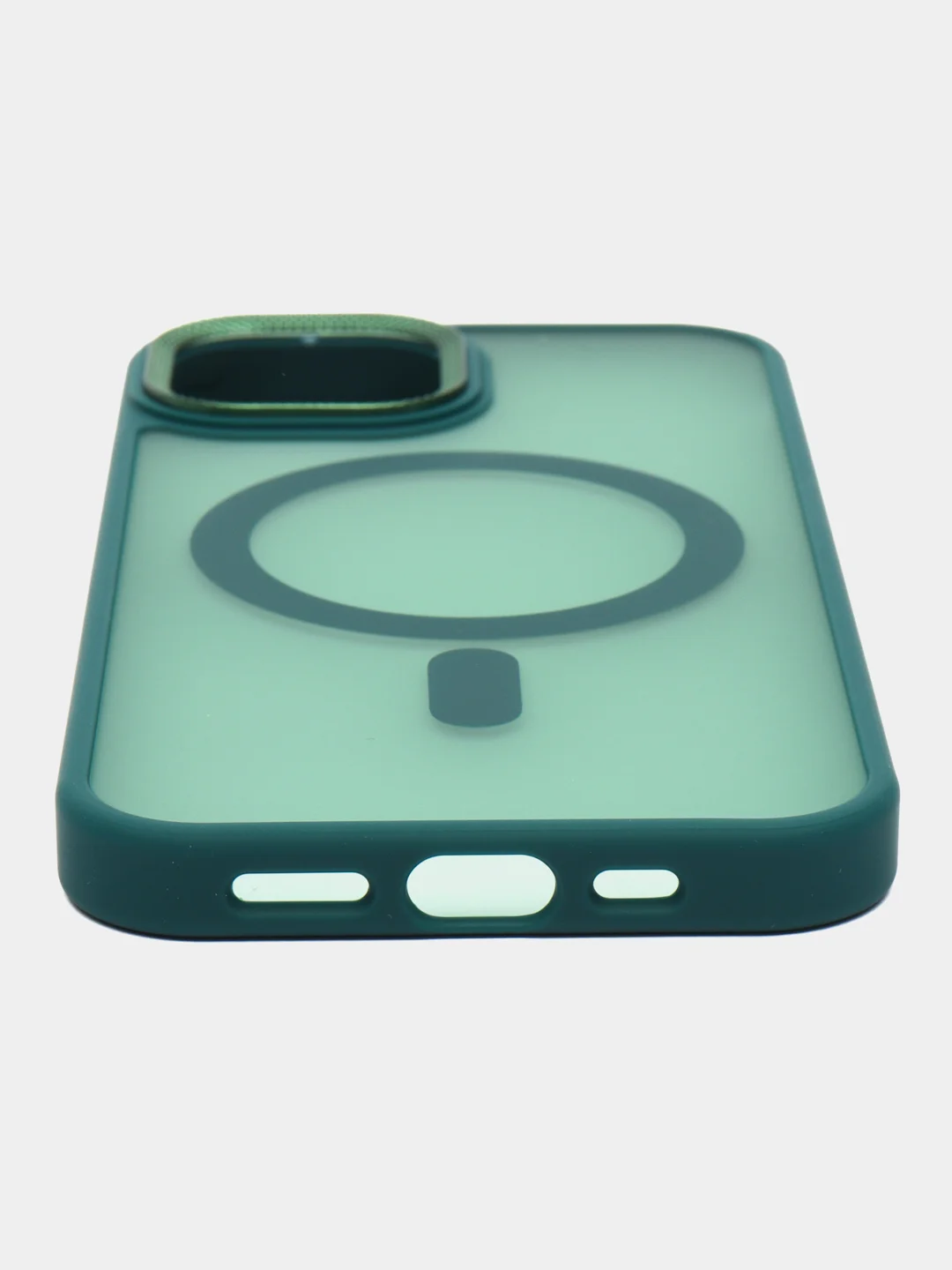 Зеленый чехол с MagSafe для iPhone 15, 14, 13, 12, 11, XS, XR, Plus, Pro, Max, mini, прозрачный силикон