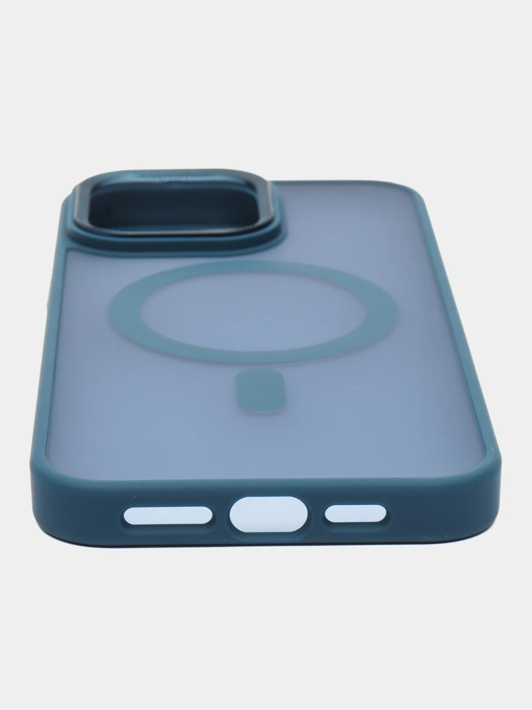 Синий чехол с MagSafe для iPhone 15, 14, 13, 12, 11, XS, XR, Plus, Pro, Max, mini, прозрачный силикон