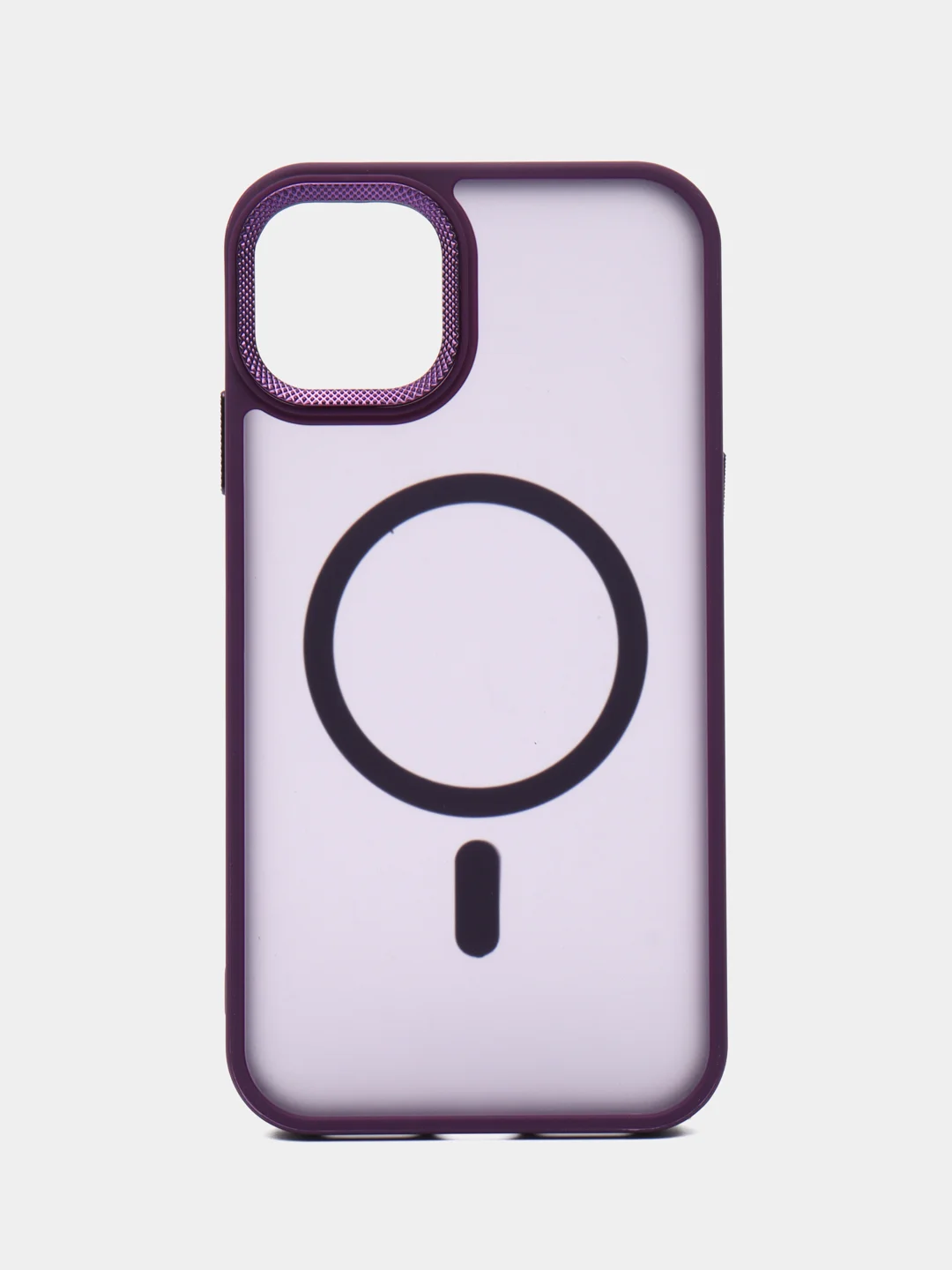 Аметистовый чехол с MagSafe для iPhone 15, 14, 13, 12, 11, XS, XR, Plus, Pro, Max, mini, прозрачный силикон