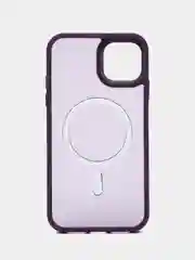 Аметистовый чехол с MagSafe для iPhone 15, 14, 13, 12, 11, XS, XR, Plus, Pro, Max, mini, прозрачный силикон