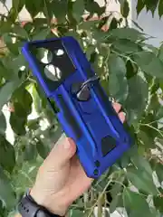 Синий чехол противоударный military для Tecno Pova 5 / Техно Пова 5