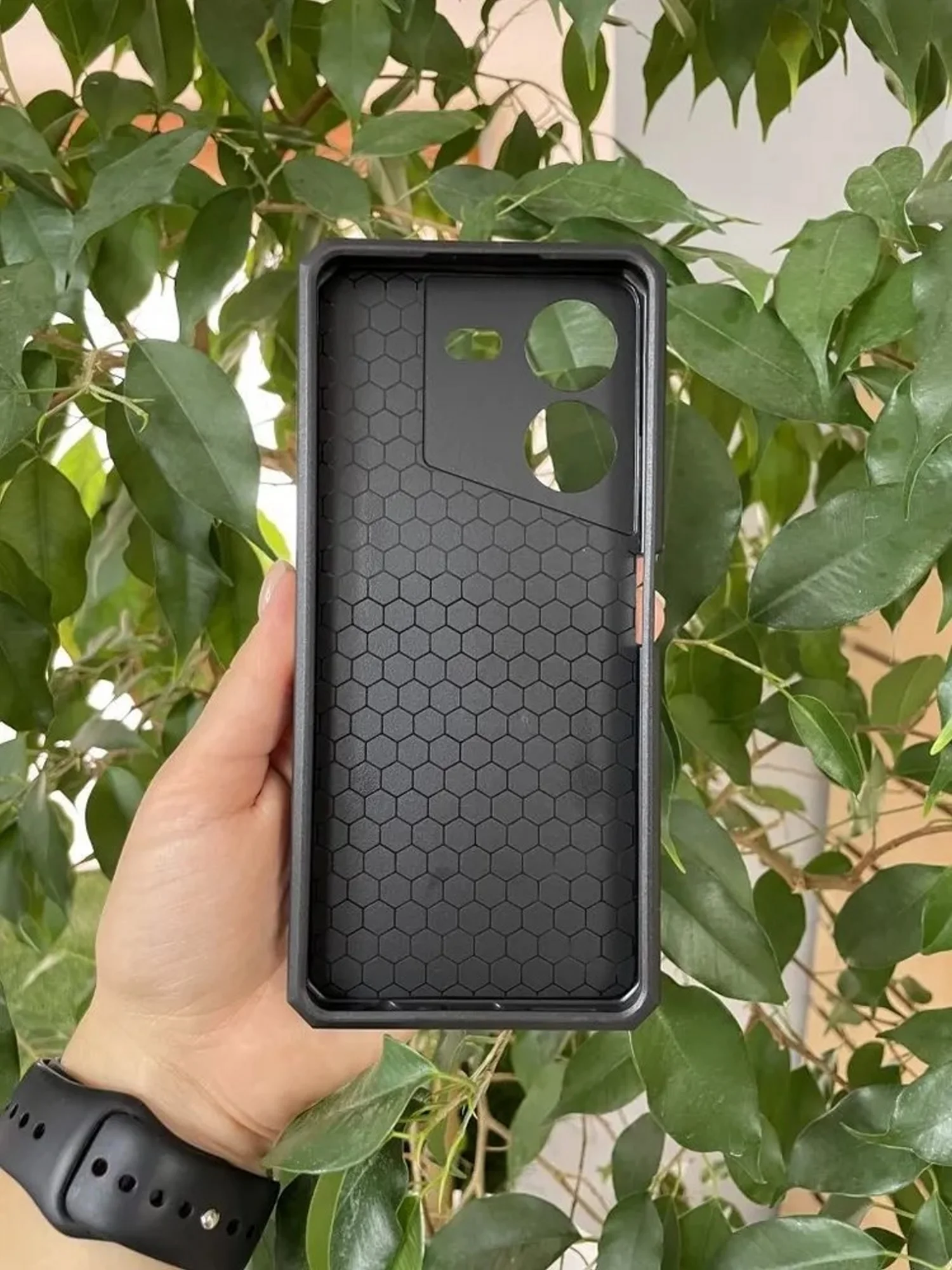 Черный чехол противоударный military для Tecno Pova 5 / Техно Пова 5