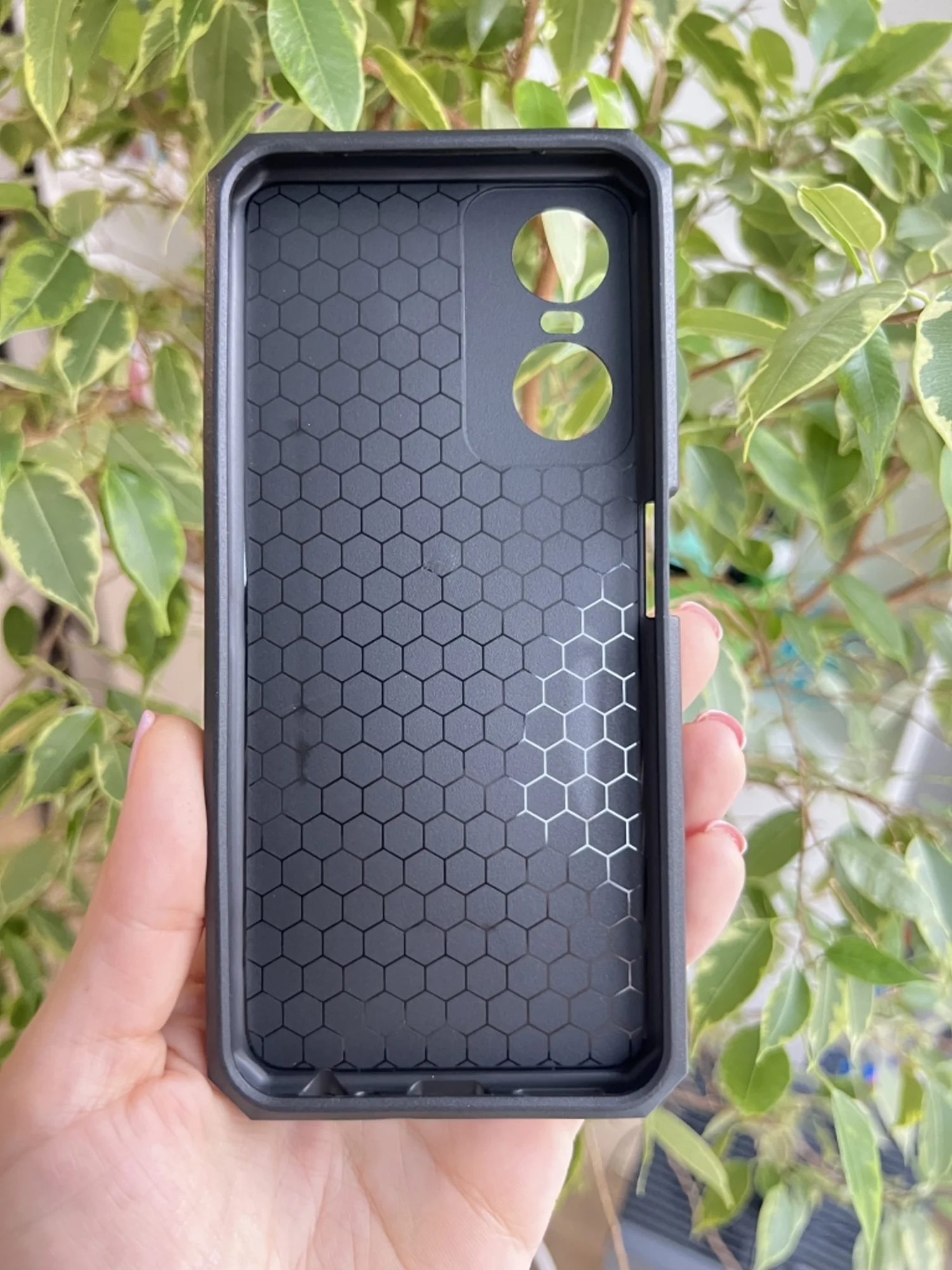 Черный чехол противоударный military для Tecno Pop 6 Pro / Техно Поп 6 Про