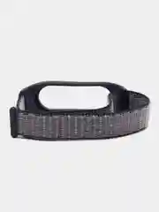 Аметистовый ремешок на липучке для Xiaomi Mi Band 3, 4, 5, 6, 7 Сяоми Ми Банд, тканевый, нейлоновый