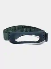 Тёмно-бирюзовый ремешок на липучке для Xiaomi Mi Band 3, 4, 5, 6, 7 Сяоми Ми Банд, тканевый, нейлоновый