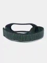 Тёмно-бирюзовый ремешок на липучке для Xiaomi Mi Band 3, 4, 5, 6, 7 Сяоми Ми Банд, тканевый, нейлоновый