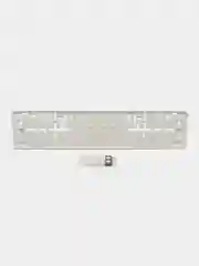 Белый рамка для номера RCS - Light