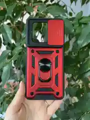 Красный чехол противоударный armors для Xiaomi 13T и 13T Pro/Сяоми 13Т и 13Т Про с защитой камеры