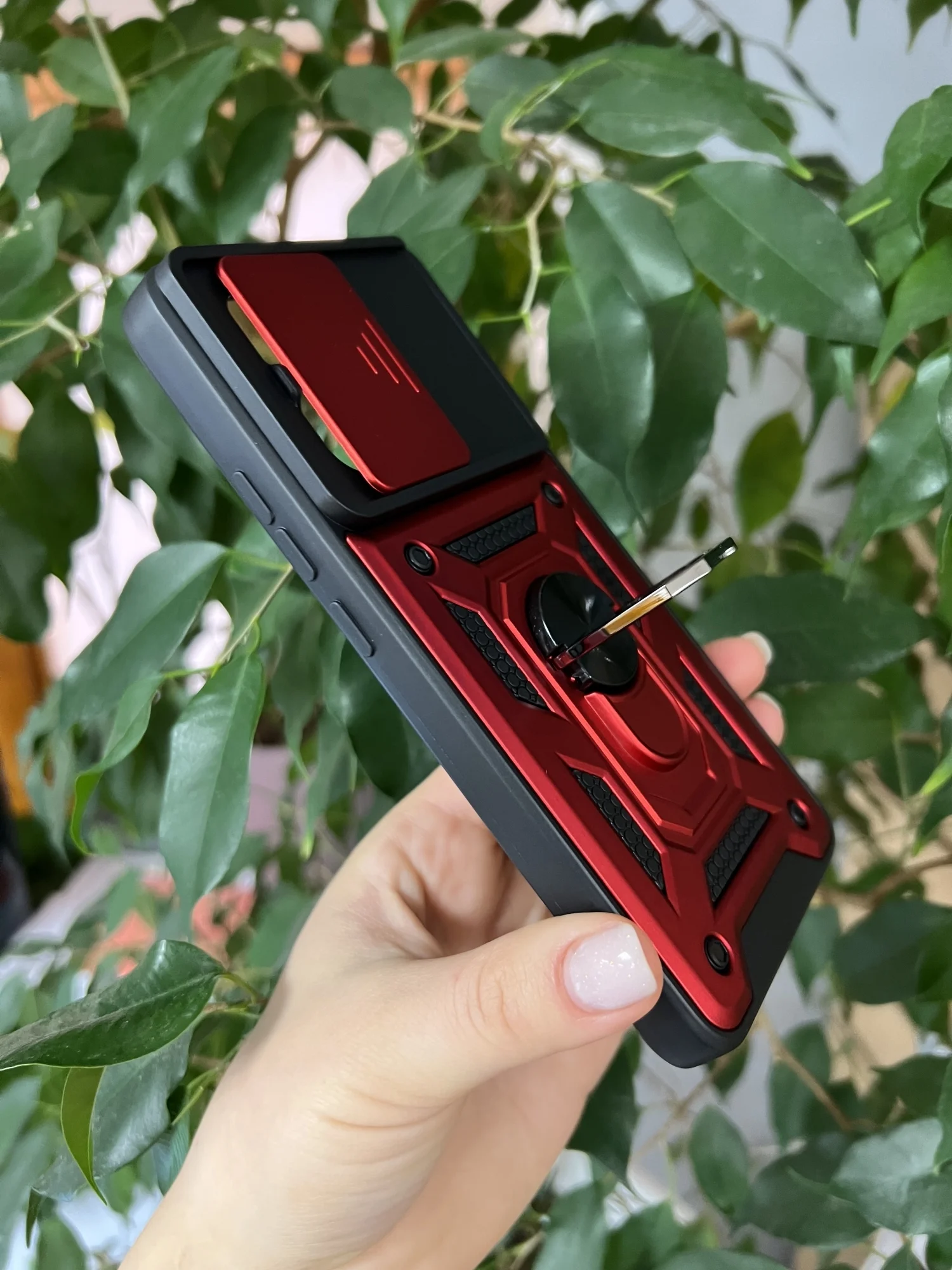 Красный чехол противоударный armors для Xiaomi 13T и 13T Pro/Сяоми 13Т и 13Т Про с защитой камеры