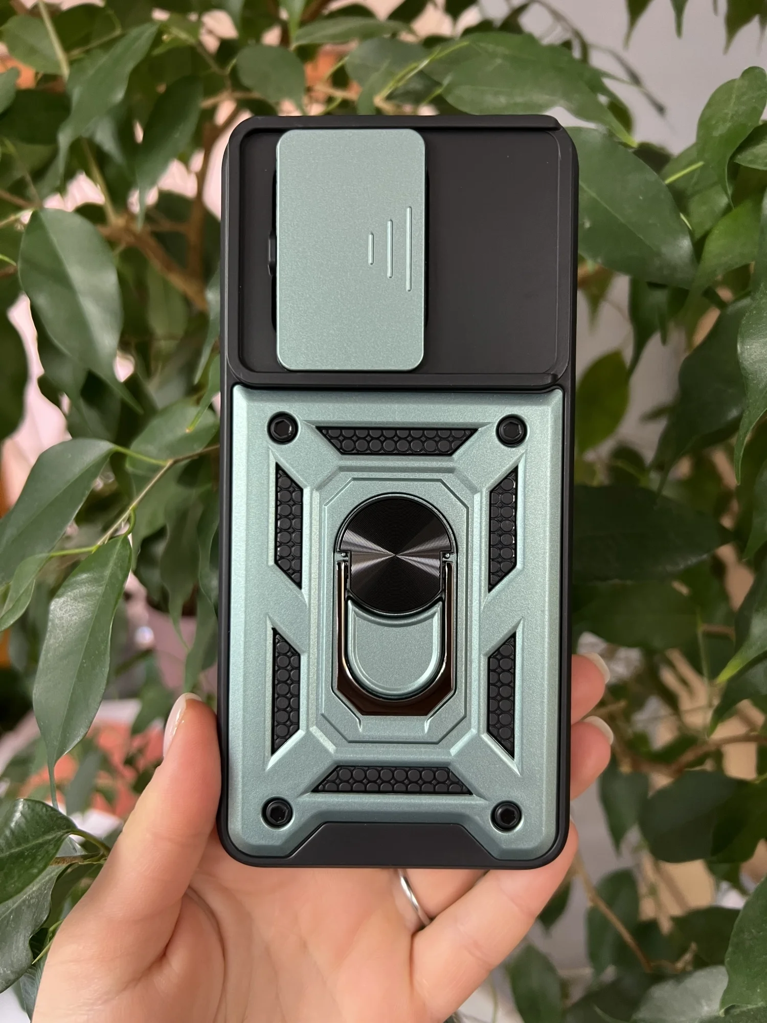 Зеленый чехол противоударный armors для Xiaomi 13T и 13T Pro/Сяоми 13Т и 13Т Про с защитой камеры