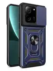 Темно-синий чехол противоударный armors для Xiaomi 13T и 13T Pro/Сяоми 13Т и 13Т Про с защитой камеры