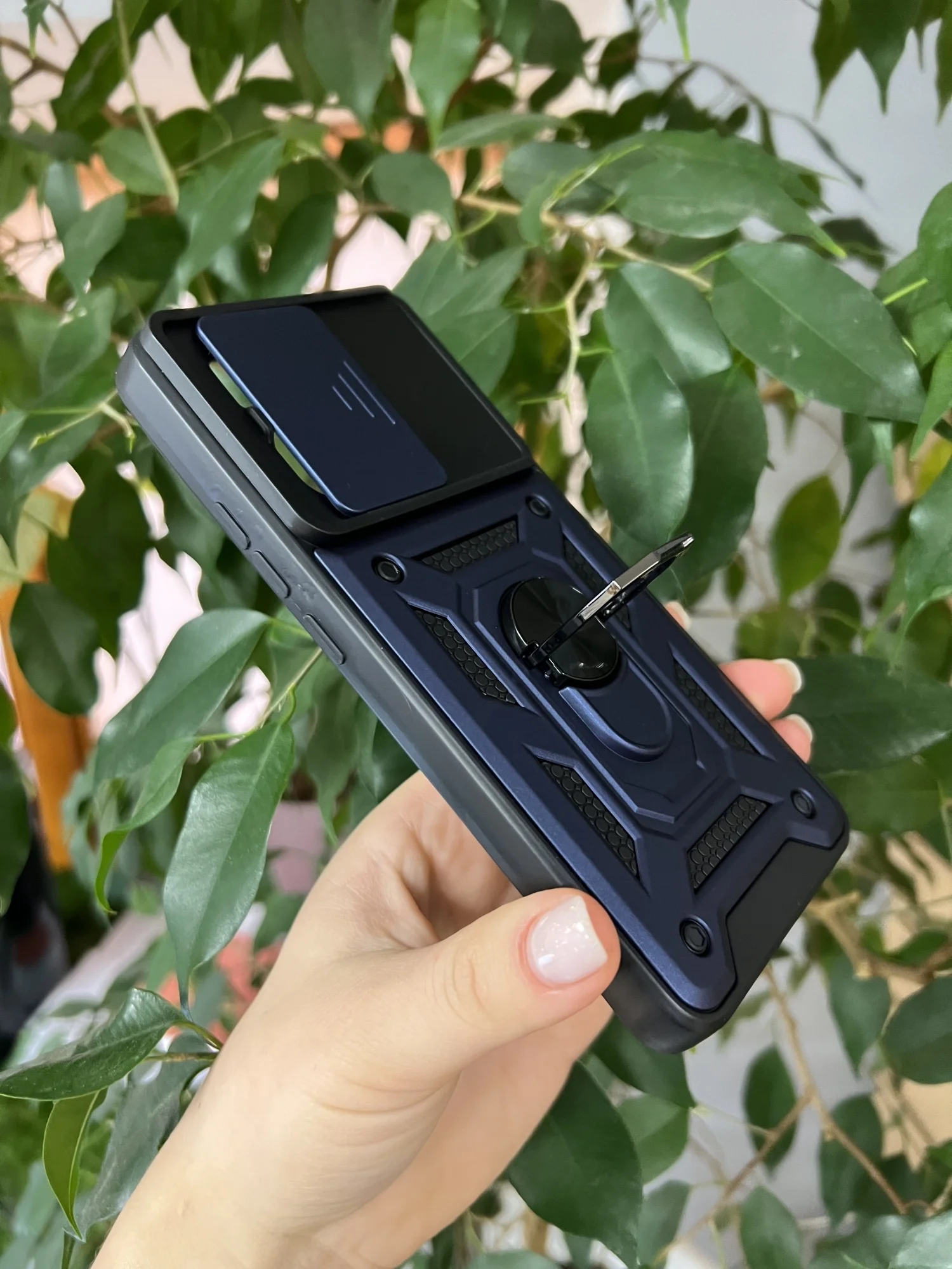 Темно-синий чехол противоударный armors для Xiaomi 13T и 13T Pro/Сяоми 13Т и 13Т Про с защитой камеры