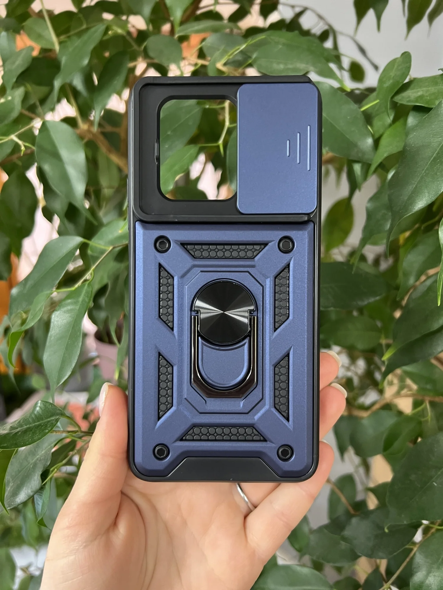 Темно-синий чехол противоударный armors для Xiaomi 13T и 13T Pro/Сяоми 13Т и 13Т Про с защитой камеры