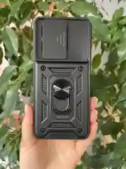 Черный чехол противоударный armors для Xiaomi 13T и 13T Pro/Сяоми 13Т и 13Т Про с защитой камеры