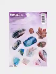Аметистовый наклейки эпоксидные "Выпуклые", 13 х 9 см