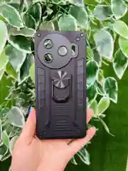 Черный чехол противоударный military для Tecno Camon 30 Pro 5G / Техно Камон 30 Про 5G