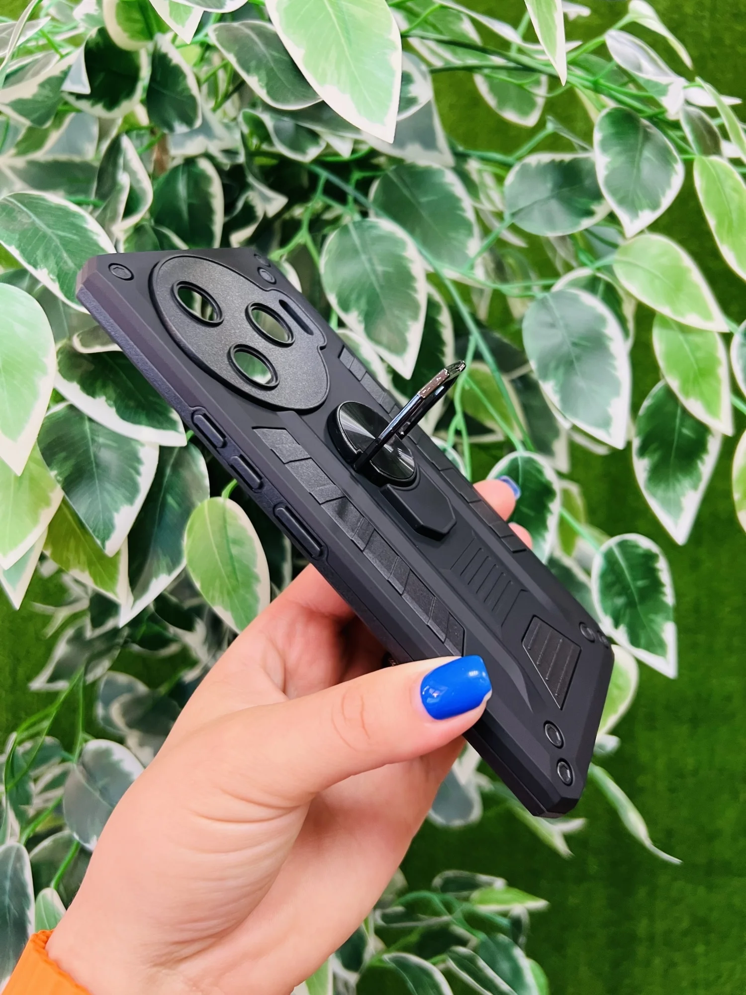 Черный чехол противоударный military для Tecno Camon 30 Pro 5G / Техно Камон 30 Про 5G