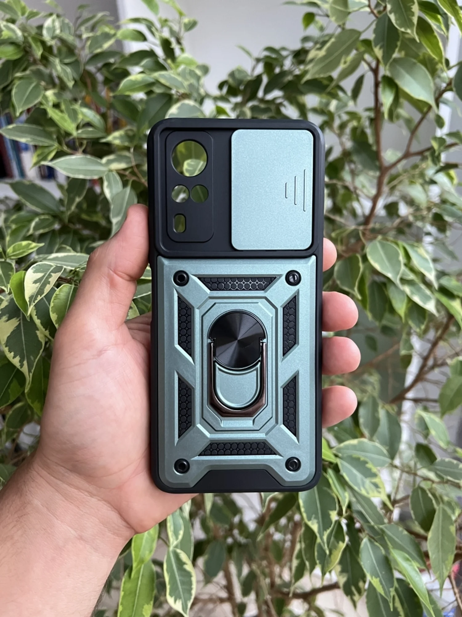 Красный чехол противоударный armors для Vivo Y31 и Y53S / Виво У31 и У53S с защитой камеры
