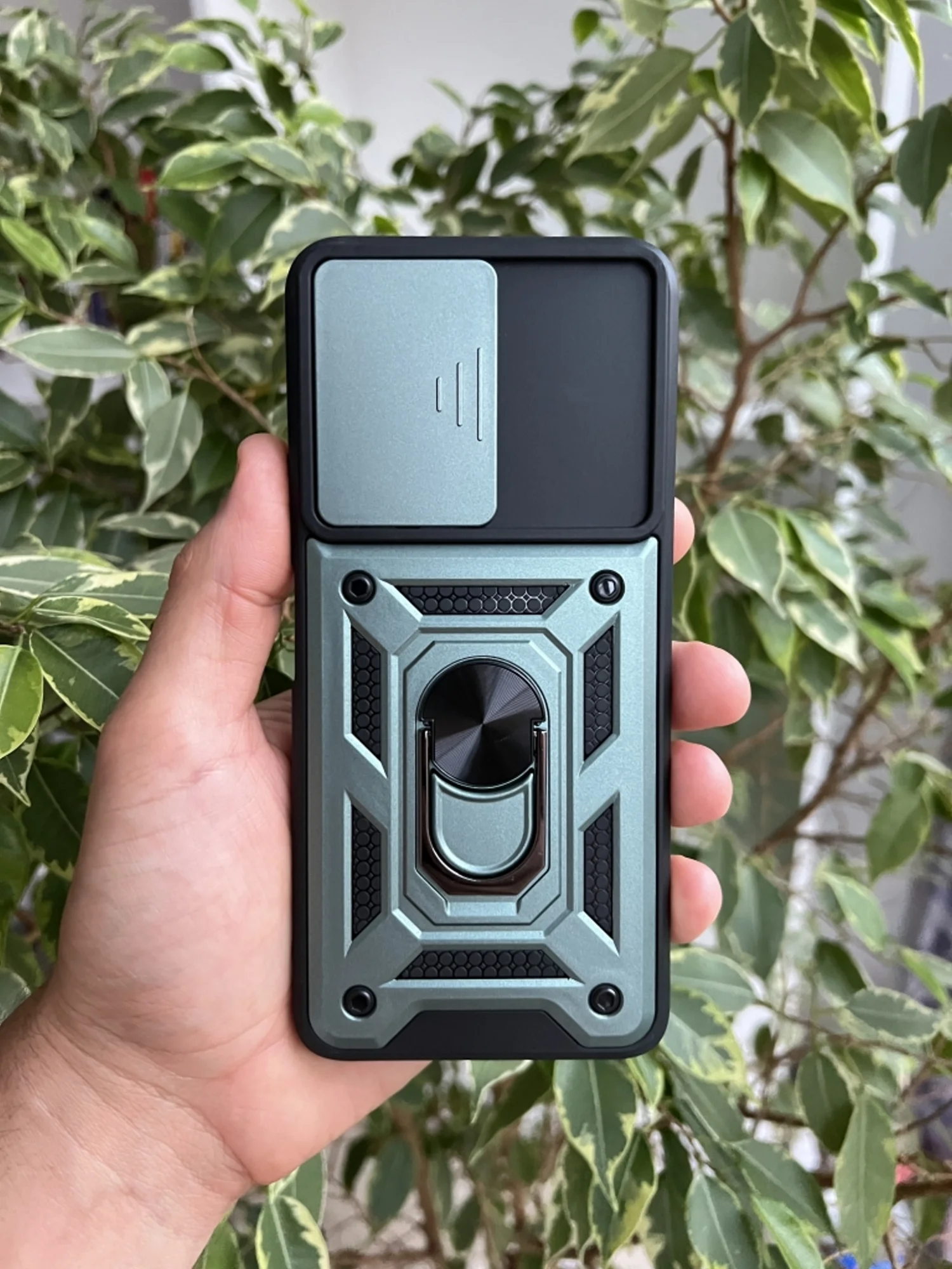 Зеленый чехол противоударный armors для Vivo Y31 и Y53S / Виво У31 и У53S с защитой камеры