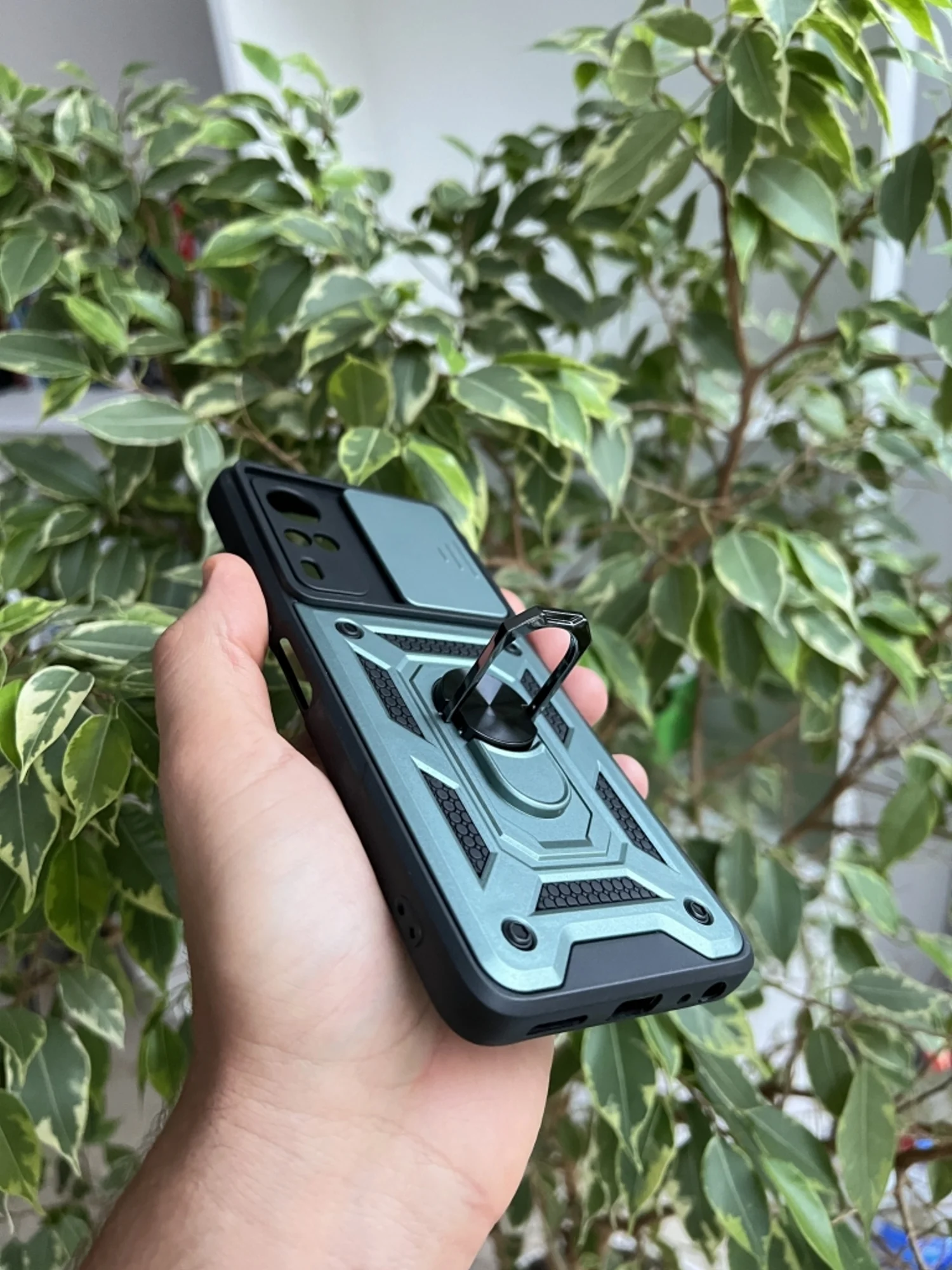 Зеленый чехол противоударный armors для Vivo Y31 и Y53S / Виво У31 и У53S с защитой камеры