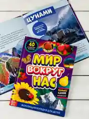 Детская познавательная энциклопедия книжка для детей окружающий Мир вокруг природа книга