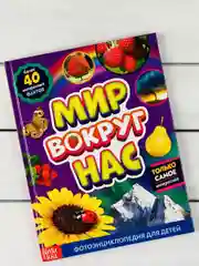 Детская познавательная энциклопедия книжка для детей окружающий Мир вокруг природа книга