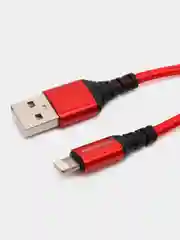 Красный кабель iPhone Lightning BX54 USB для зарядки айфона