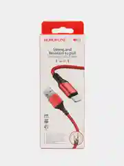 Красный кабель iPhone Lightning BX54 USB для зарядки айфона